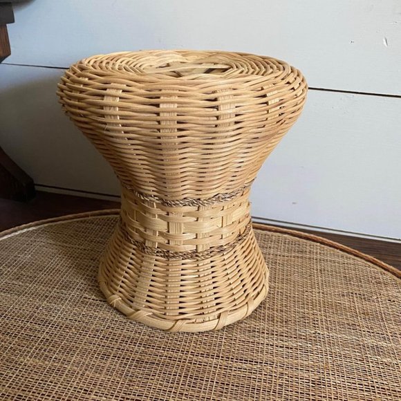 Wicker Flower Pot w/ Plastic Liner - Picture 3 of 6